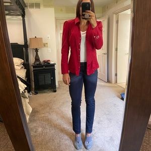 NWOT Express Red Blouse size Medium